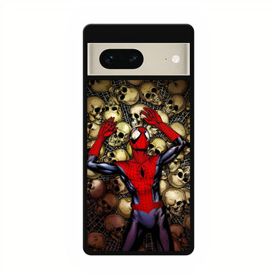 Spider Man Skull Webs google pixel 7 case cover