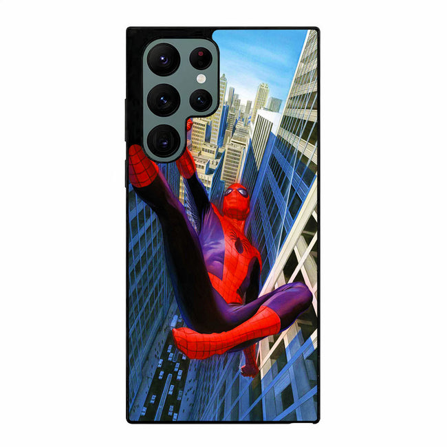 Spider Man Swing Samsung Galaxy S23 Ultra case cover