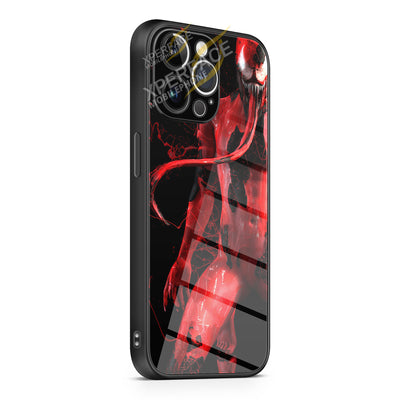 Spider Man Venom Bloody Paint iPhone 15 | iPhone 15 Plus | iPhone 15 Pro | iPhone 15 Pro Max Glass Case cover