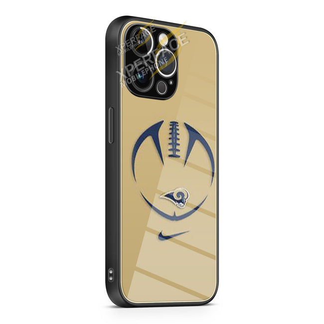 St Louis Rams 2 iPhone 15 | iPhone 15 Plus | iPhone 15 Pro | iPhone 15 Pro Max Glass Case cover