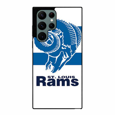 St Louis Rams logo over stripes 2 Samsung Galaxy S23 Ultra case cover