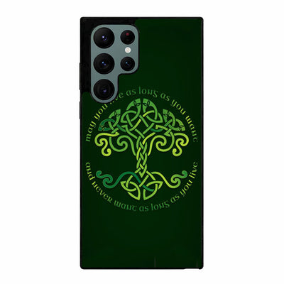 St Patricks Day Quotes green Samsung Galaxy S23 Ultra case cover