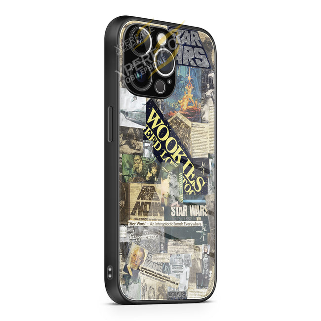 Star Wars Collage iPhone 15 | iPhone 15 Plus | iPhone 15 Pro | iPhone 15 Pro Max Glass Case cover