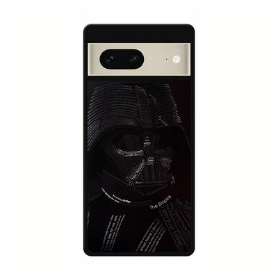 Star Wars Darth Vader Mask Typography google pixel 7 case cover