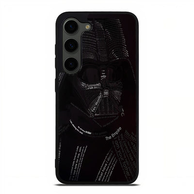 Star Wars Darth Vader Mask Typography Samsung Galaxy S23 Plus | Samsung Galaxy S24 Plus case cover