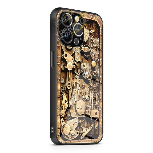 steampunk 2 iPhone 15 | iPhone 15 Plus | iPhone 15 Pro | iPhone 15 Pro Max Glass Case cover