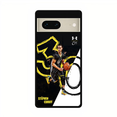 stephen curry 30 art google pixel 7 case cover