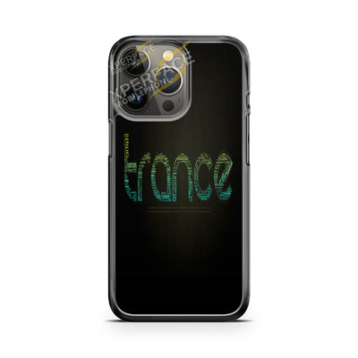 Trance Text iPhone 13 Pro max case