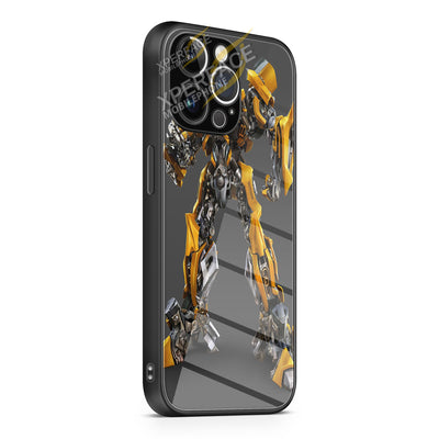 Transformers Bumblebeee- iPhone 15 | iPhone 15 Plus | iPhone 15 Pro | iPhone 15 Pro Max Glass Case cover