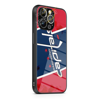 Washington Capitals Flag iPhone 15 | iPhone 15 Plus | iPhone 15 Pro | iPhone 15 Pro Max Glass Case cover