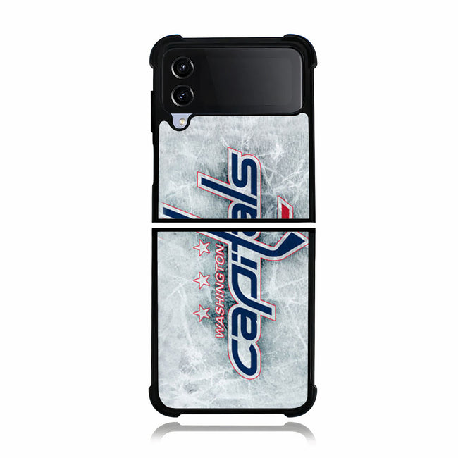 Washington Capitals Ice Logo Samsung Galaxy Z Flip 4 5G Case