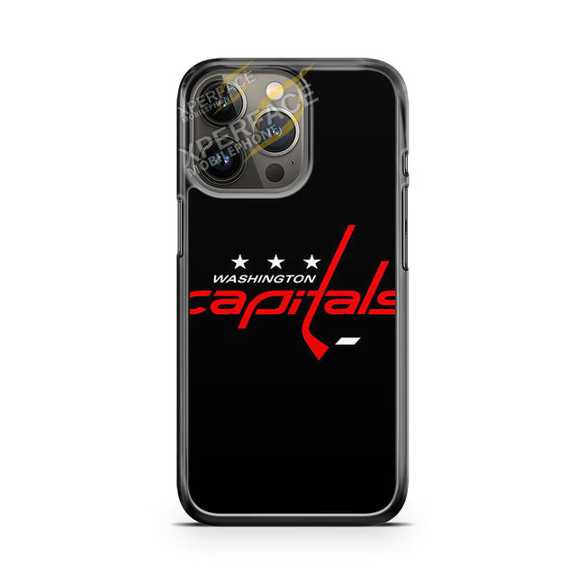 Washington Capitals Text iPhone 14 Pro max case