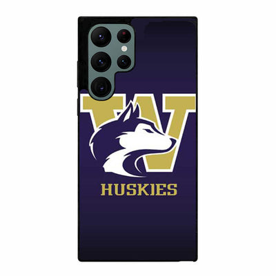 Washington Huskies logo Samsung Galaxy S23 Ultra case cover