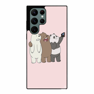 we are bear cute Samsung Galaxy S23 Ultra case cover