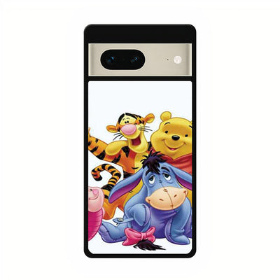 Winnie The Pooh group shot google pixel 7 case cover