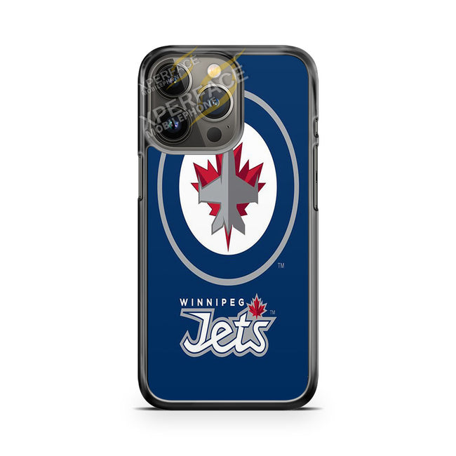 Winnipeg Jets Logo blue iPhone 14 Pro max case