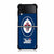 Winnipeg Jets Logo blue Samsung Galaxy Z Flip 4 5G Case