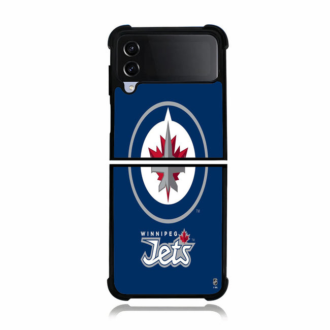 Winnipeg Jets Logo blue Samsung Galaxy Z Flip 4 5G Case