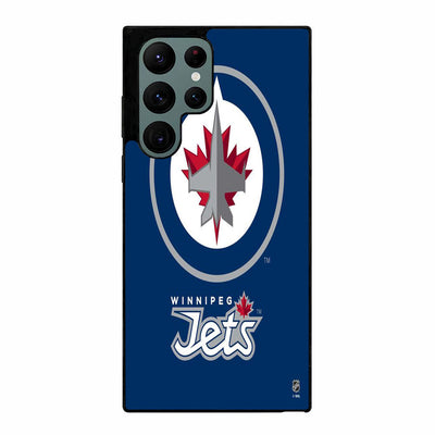 Winnipeg Jets Logo blue Samsung Galaxy S23 Ultra case cover