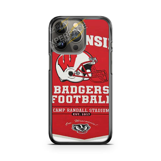 Wisconsin Badgers champ banner iPhone 14 Pro max case