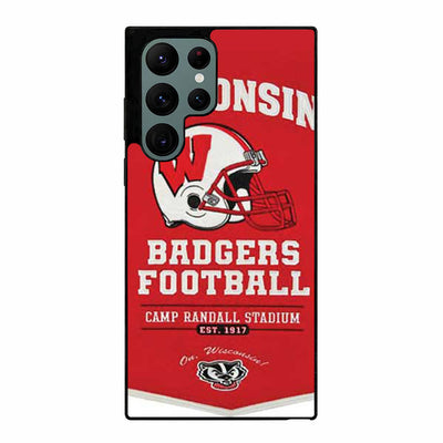 Wisconsin Badgers champ banner Samsung Galaxy S22 Ultra case cover