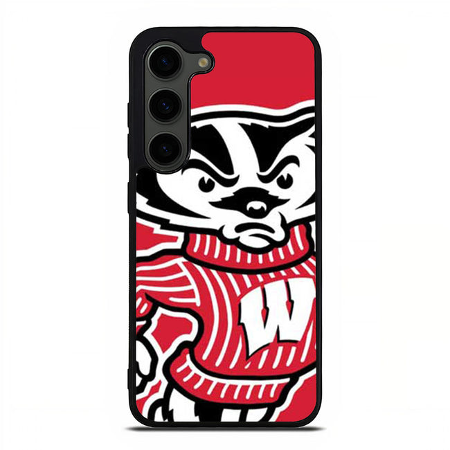 Wisconsin Badgers logo red Samsung Galaxy S23 case | Samsung Galaxy S24 case