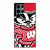 Wisconsin Badgers logo red Samsung Galaxy S22 Ultra case cover