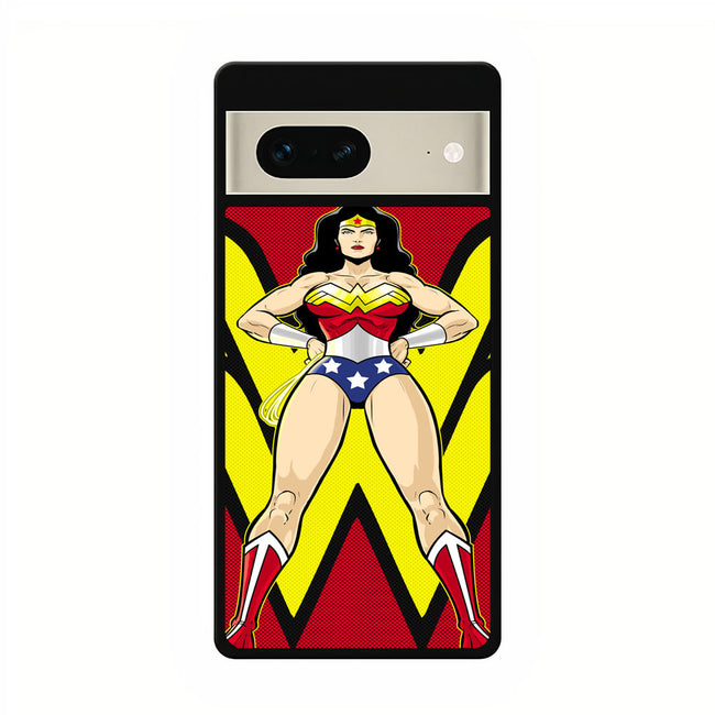 Wonderwoman Pop Art google pixel 7 case cover