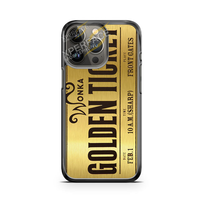 Wonka Golden Ticket iPhone 13 Pro case