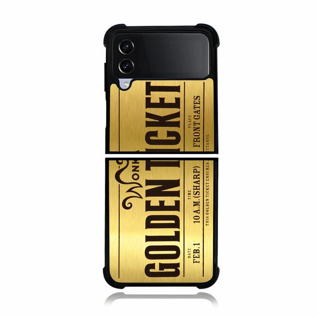 Wonka Golden Ticket Samsung Galaxy Z Flip 4 5G Case