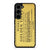 Wonkas Golden Ticket Samsung Galaxy S23 Plus case cover