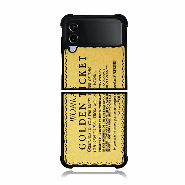 Wonkas Golden Ticket Samsung Galaxy Z Flip 4 5G Case