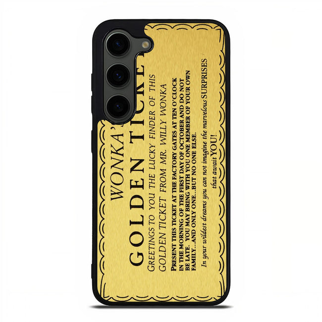 Wonkas Golden Ticket Samsung Galaxy S23 case | Samsung Galaxy S24 case