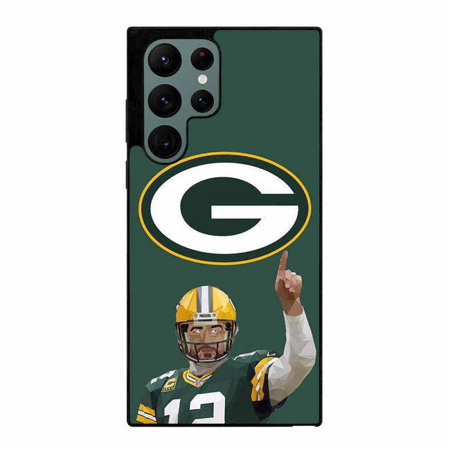 Aaron Rodgers Packers Art Samsung Galaxy S22 Ultra Case - XPERFACE