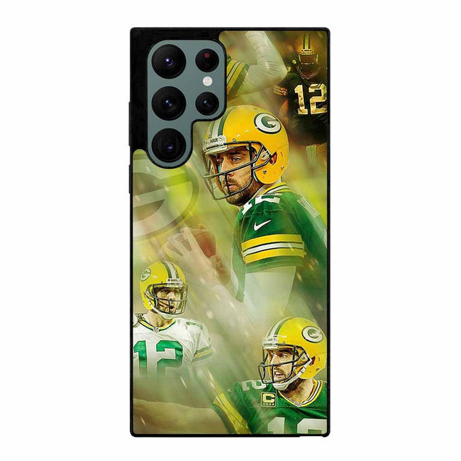 Aaron Rodgers Packers Collage Samsung S22 Ultra Case - XPERFACE