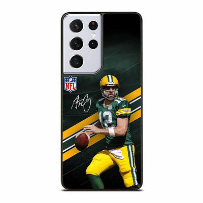 Aaron Rodgers Packers Art Samsung Galaxy S21 Ultra Case - XPERFACE