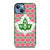 Aka Pink And Green Art iPhone 13 Case - XPERFACE