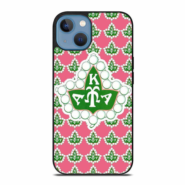 Aka Pink And Green Art iPhone 13 Case - XPERFACE