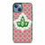 Aka Pink And Green Art iPhone 13 Mini Case - XPERFACE