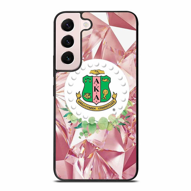 Aka Pink And Green Diamond Logo Samsung S22 Case - XPERFACE