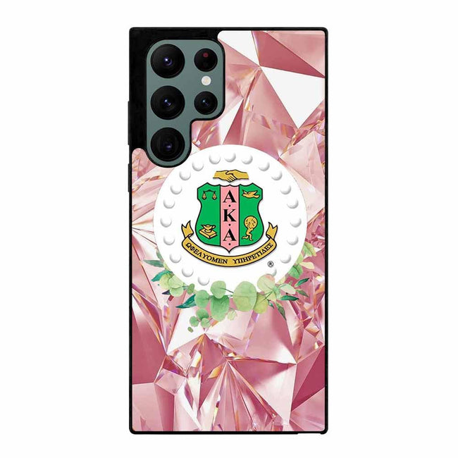 Aka Pink And Green Diamond Logo Samsung S22 Ultra Case - XPERFACE