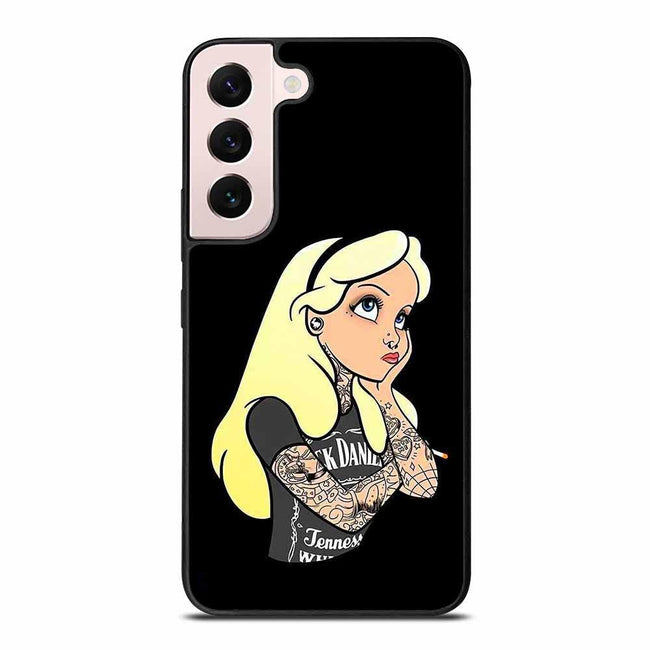 Alice In Wonderland Disney Tattoo Samsung S22 Plus Case - XPERFACE