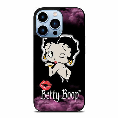 Betty Boop Kiss Pink Smoke iPhone 14 Pro Case cover - XPERFACE