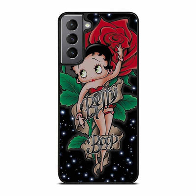 Betty Boop Rose Samsung Galaxy S21 Plus Case - XPERFACE