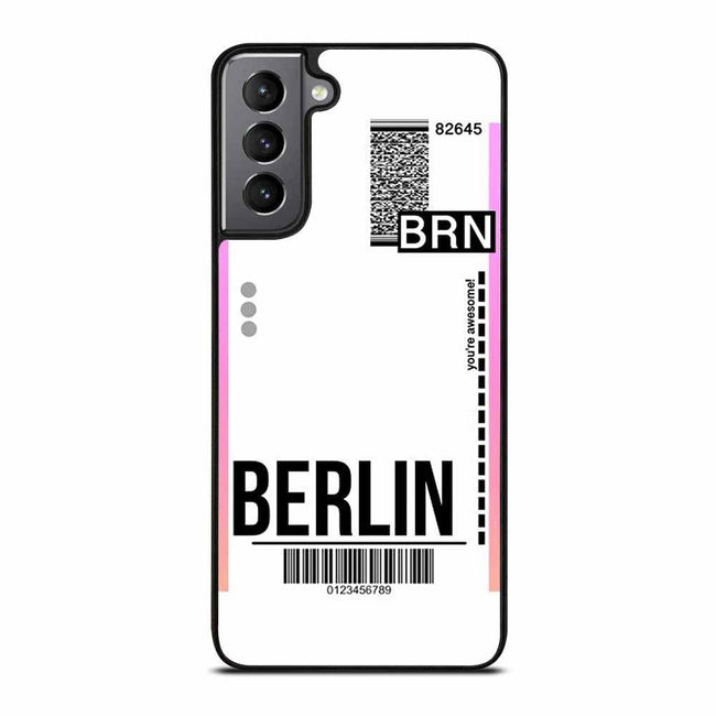 Boarding Pass Berlin Samsung Galaxy S21 Plus Case - XPERFACE