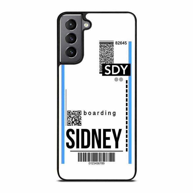 Boarding Pass Sidney Samsung Galaxy S21 Plus Case - XPERFACE