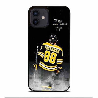 Boston Bruins David Pastrnak Signature iPhone 12 case - XPERFACE