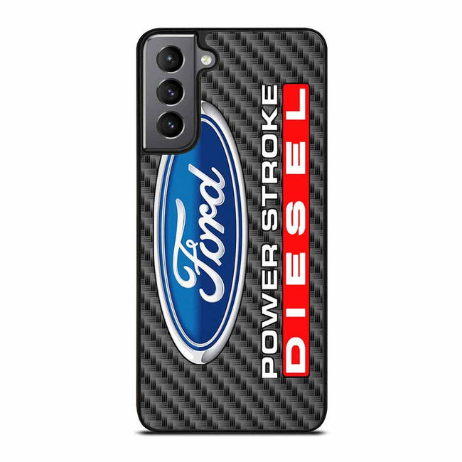 Carbon ord powerstroke diesel logo Samsung Galaxy S21 Case - XPERFACE