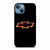 Chevy bowtie neon logo iPhone 13 Case - XPERFACE