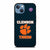 Clemson Tigers Blue Carbon iPhone 13 Case - XPERFACE